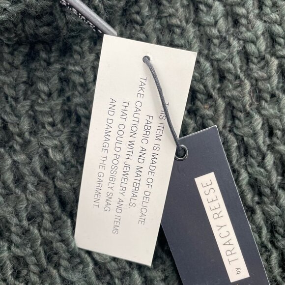 Plenty by Tracy Reese Chunky Knit Turtleneck Sweater Women's XL Green NEW - Picture 8 of 12